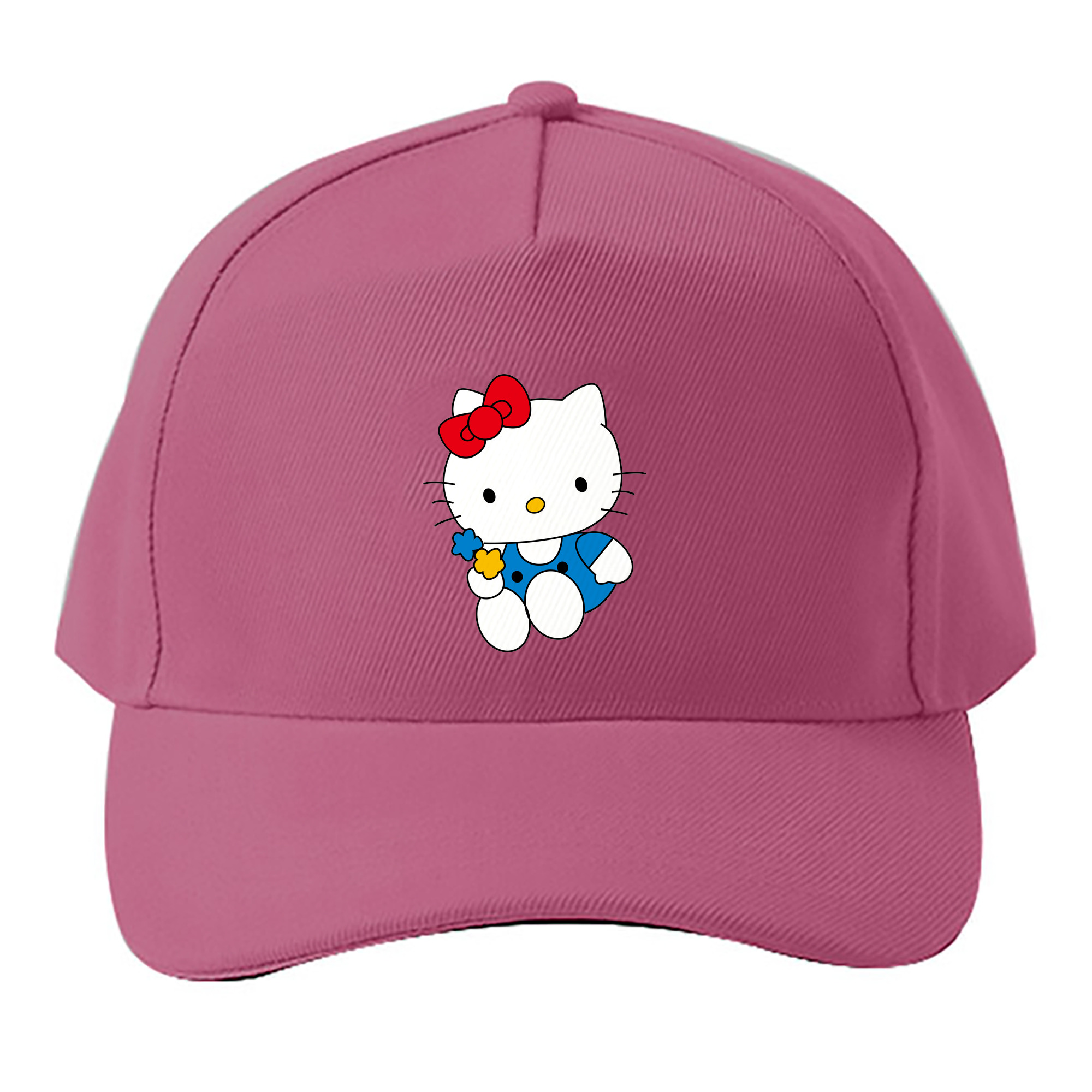 （画像用） Hello Kitty ハローキティ ベースボールキャップ 綿100％ 男女兼用 帽子 スポーツ